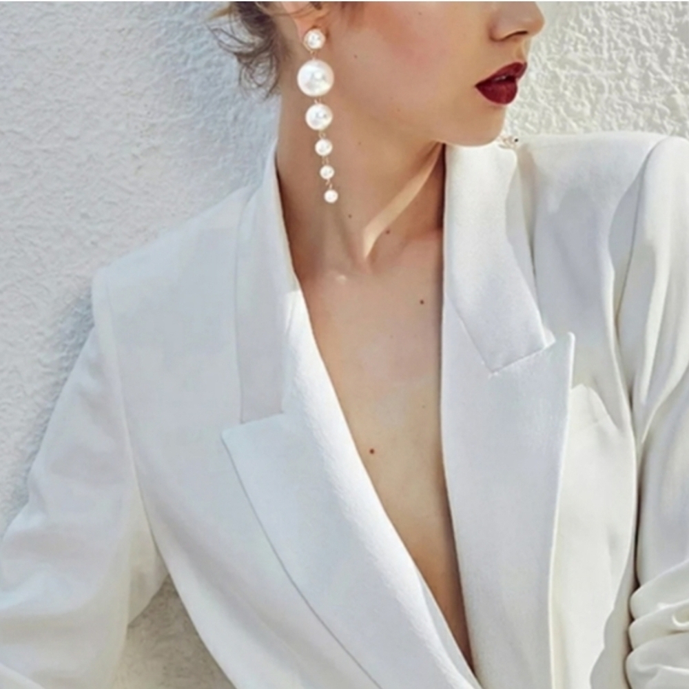 Elegant Pearl Drop Earrings